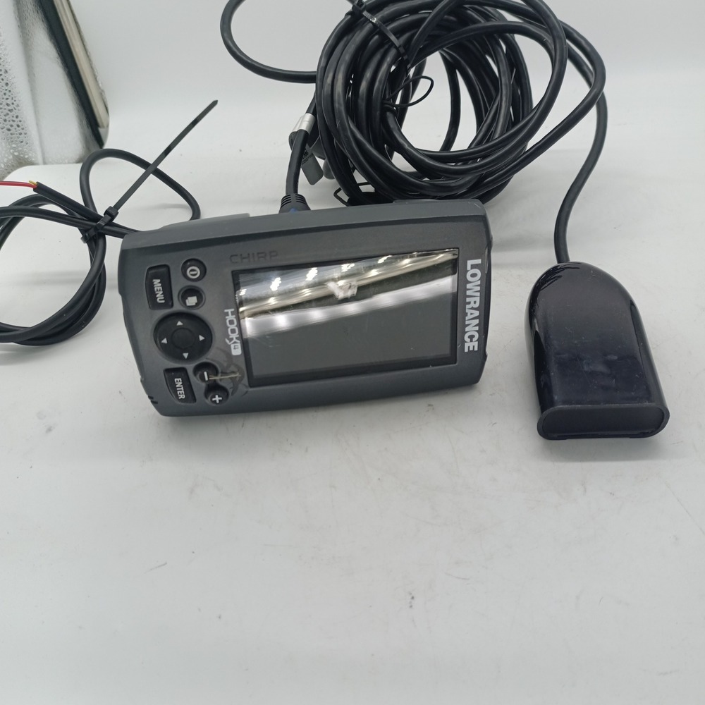 Lowrance Hook 4 CHIRP Fishfinder Chartplotter Transducer Power Cable a13